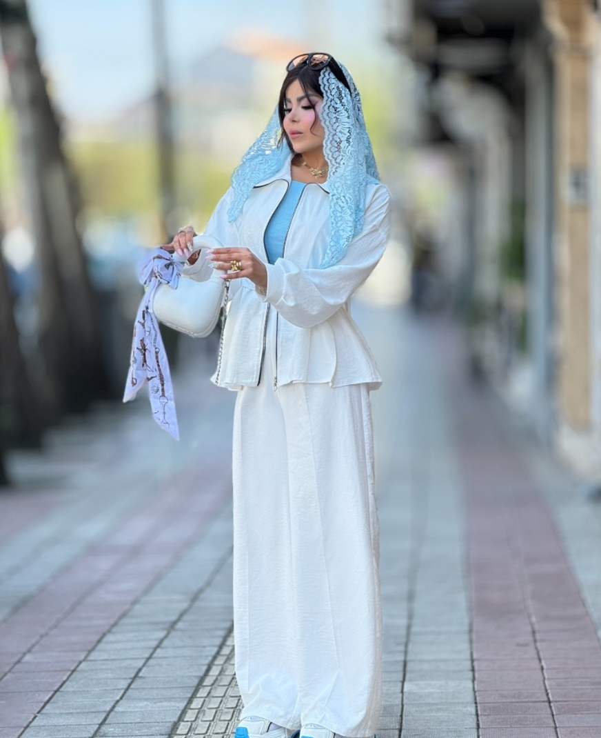 ست مانتو شلوار عروسکی زنانه