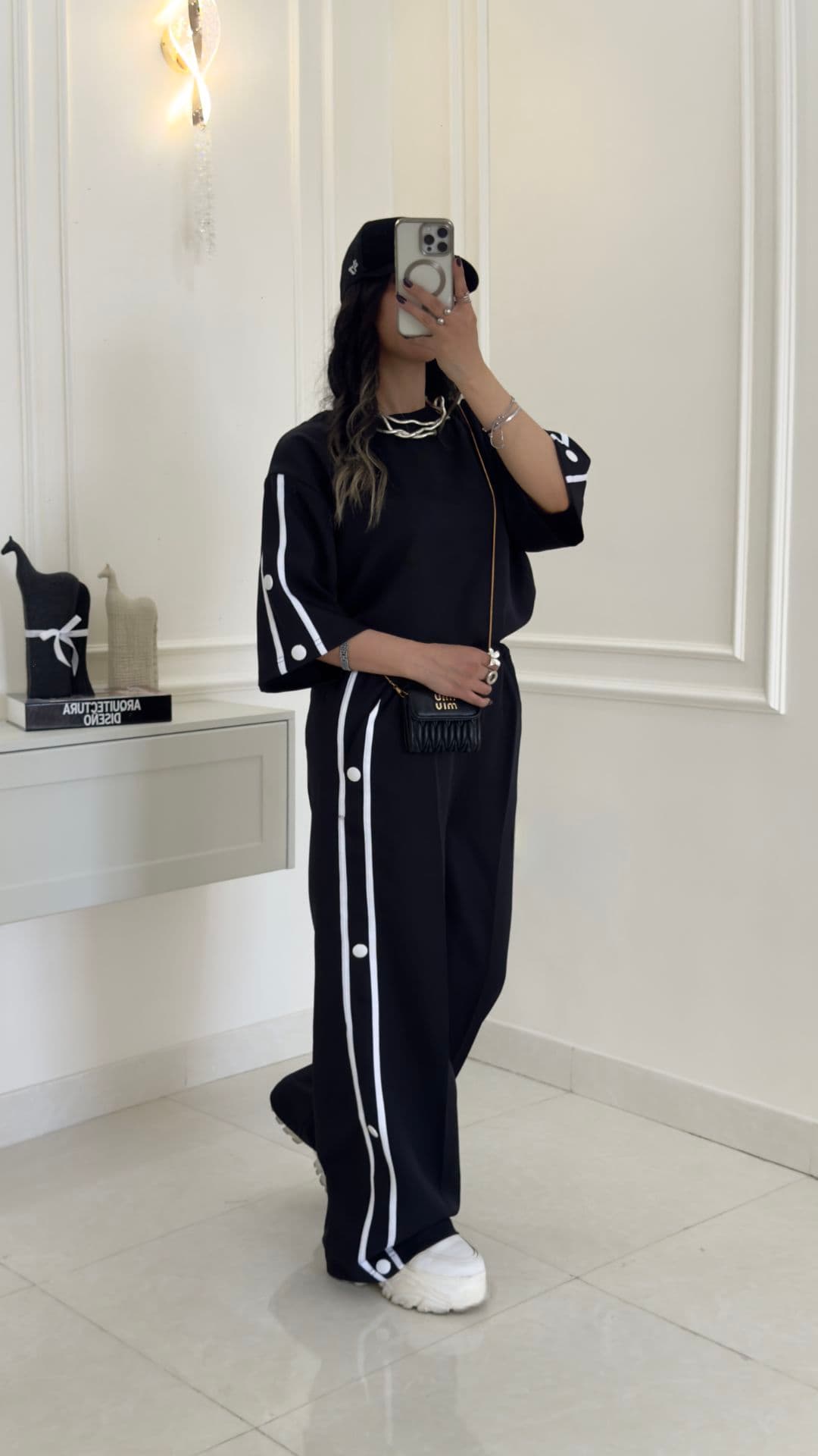 ست تیشرت شلوار مازراتی زنانه