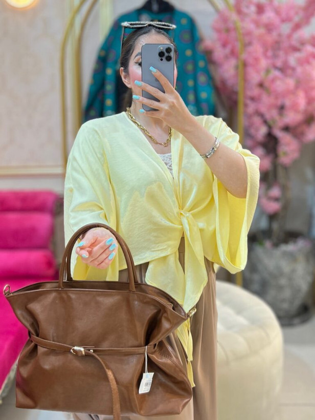 شومیز گره ای فریسایز تا 52 وارداتی - فروشگاه راشین سیتی