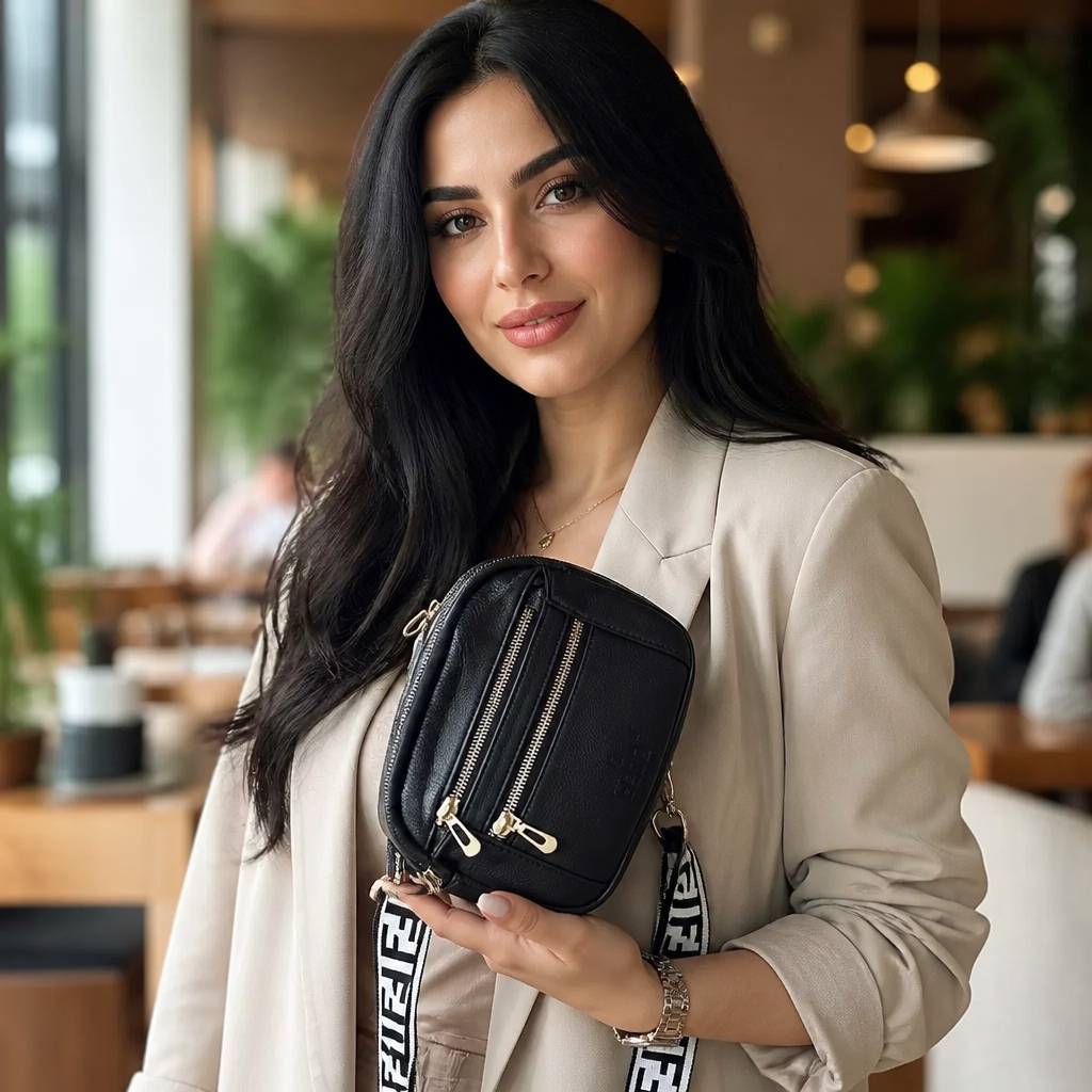 کیف پاسپورتی زنانه بند پهن - فروشگاه راشین سیتی